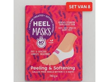 Veiling - 8x Heel Masks Peeling & Softening Voetmasker – 2 beschikbaar voor biedingen