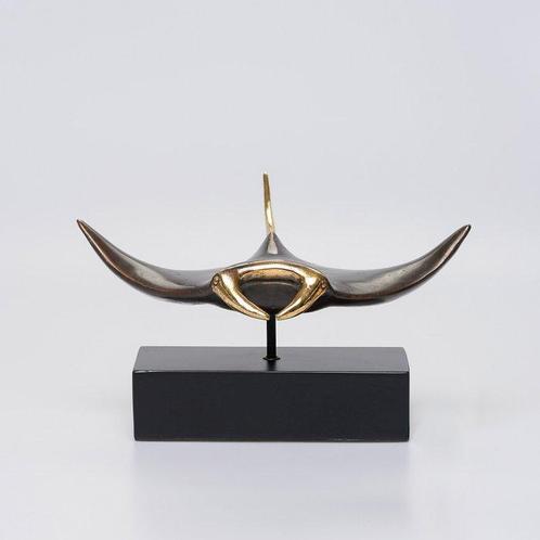 sculptuur, NO RESERVE PRICE - Bronze Manta Ray Sculpture, Antiquités & Art, Art | Objets design