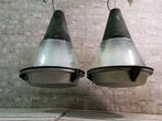 Lampe (2) - Deux lampes industrielles vintage - Acier,