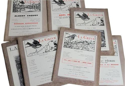 Collectif - Ardennes : Revue La Grive - 1917-1967, Antiek en Kunst, Antiek | Boeken en Manuscripten