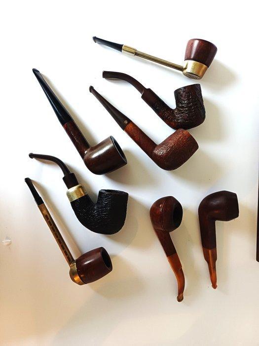 Zonder minimumprijs - Pijp - Bruyere, Hout, Koper, Staal -, Verzamelen, Rookartikelen, Aanstekers en Luciferdoosjes
