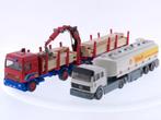 Schaal 1:55 Siku 3511 en 3812 set van 2 vrachtwagens #8665, Hobby en Vrije tijd, Ophalen of Verzenden, Gebruikt, SIKU