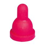 Reservespeen voor lammeremmer en 1 liter melkfles - rood -