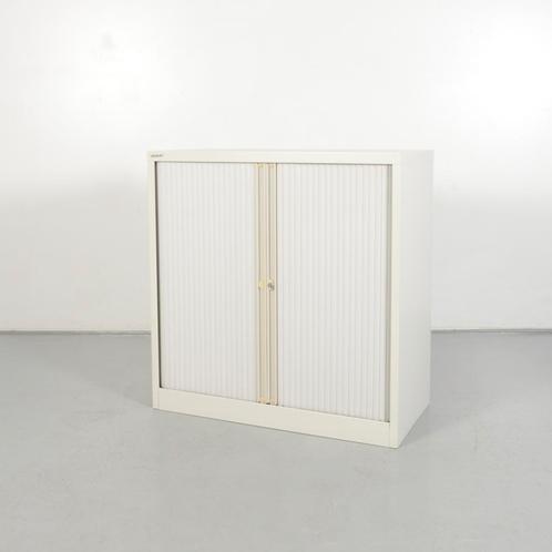 Roldeurkast Bisley - Lichtgrijs - 102 x 120 cm, Huis en Inrichting, Kasten | Roldeurkasten en Archiefkasten, Gebruikt, Ophalen of Verzenden