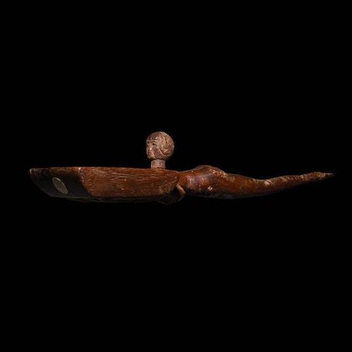 Égypte ancienne Bois Cuillère avec un nageur. Nouveau, Verzamelen, Mineralen en Fossielen