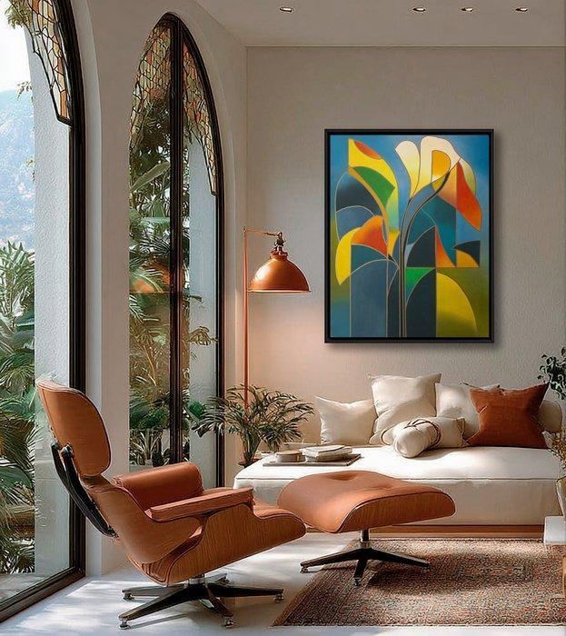 B. Morales - After rain  - XL, Antiek en Kunst, Kunst | Schilderijen | Modern