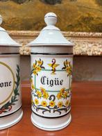 Limoges - Apothekerspot (4) - Porselein - Set van 4
