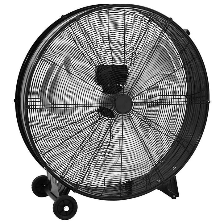 vidaXL Trommelventilator industrieel 187,7 W 77 cm zwart, Elektronische apparatuur, Airco's, Nieuw, Verzenden