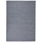 vidaXL Buitenkleed platgeweven 200x280 cm blauw, Huis en Inrichting, Stoffering | Tapijten en Vloerkleden, Verzenden, Nieuw