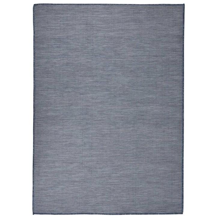 vidaXL Buitenkleed platgeweven 200x280 cm blauw, Huis en Inrichting, Stoffering | Tapijten en Vloerkleden, Nieuw, Verzenden