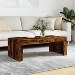 vidaXL Salontafel 102x50x36 cm bewerkt hout gerookt, Huis en Inrichting, Tafels | Salontafels, Verzenden, Nieuw