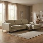 Leren hoekbank Match - 2.5-zits arm links + Longchair arm, Huis en Inrichting, 250 tot 300 cm, Bohemian, Industrieel, Modern, Scandinavisch