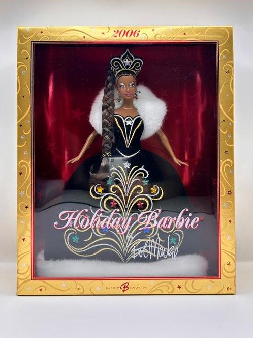 Mattel  - Barbiepop 2006 Holiday Barbie Doll by Bob Mackie, Antiek en Kunst, Antiek | Speelgoed