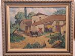 Andre Bodiniet (XIX-XX) - La granja - NO RESERVE, Antiek en Kunst