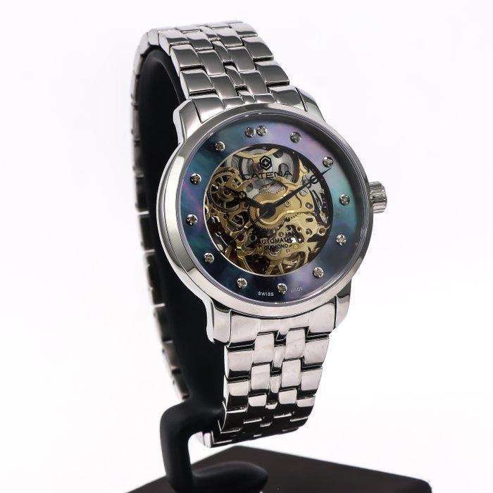Catena - Skeleton Automatic Diamond Swiss Watch - CAD025-AM, Bijoux, Sacs & Beauté, Montres | Hommes