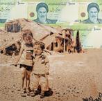 Jinks Kunst (1976) - Children of Mosul (8 X 10 000 Rials, Antiquités & Art, Art | Peinture | Moderne