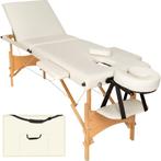 tectake Massagetafel 3 zones met vulling en houten frame - b, Sport en Fitness, Massageproducten, Verzenden, Nieuw
