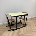 complete schoolset Eromes 10 stoelen + 10 tafels, Zwart -, Huis en Inrichting, Gebruikt, Zwart, Hout, Eén