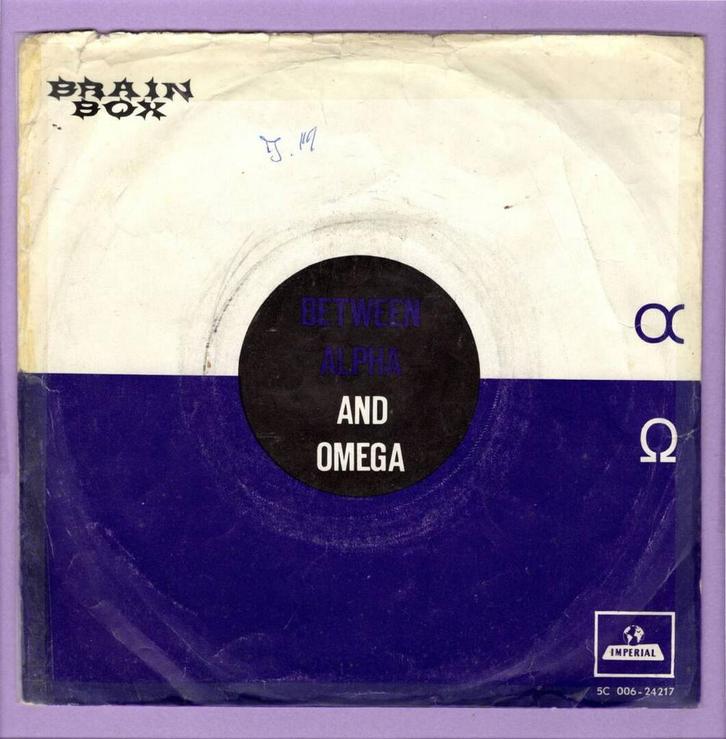 Brainbox – Between Alpha And Omega / Cruel Train (1-7-Vinyl, CD & DVD, Vinyles Singles, Enlèvement ou Envoi