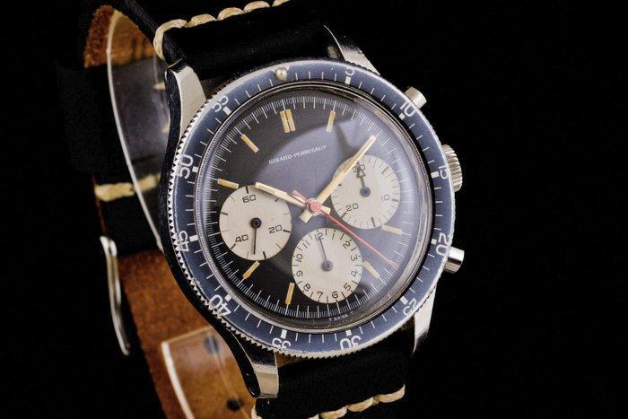 Girard-Perregaux - Vintage Flyback Chronograph Cal Valjoux, Handtassen en Accessoires, Horloges | Heren