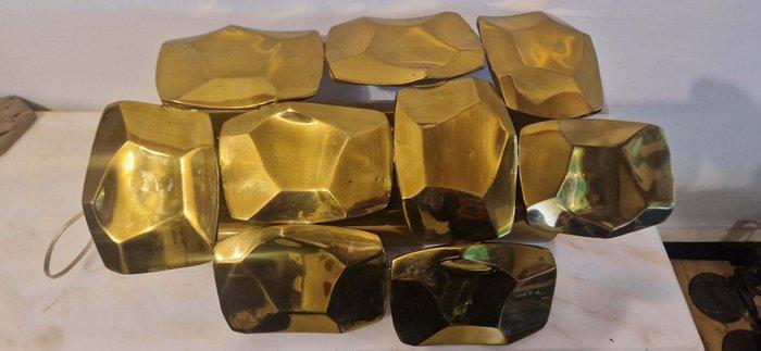 Willy Daro - Wandkandelaar - Messing, Antiek en Kunst, Curiosa en Brocante