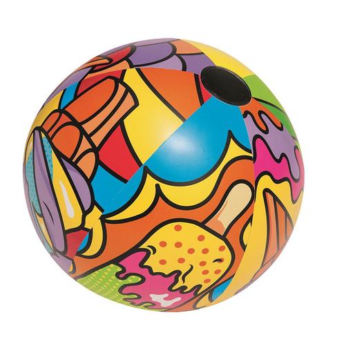 Strandbal 91cm Art, Kinderen en Baby's, Speelgoed | Buiten | Los speelgoed, Nieuw, Verzenden