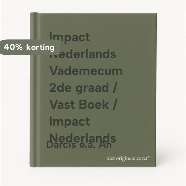 Impact Nederlands Vademecum 2de graad / Vast Boek / Impact, Boeken, Schoolboeken, Gelezen, Verzenden