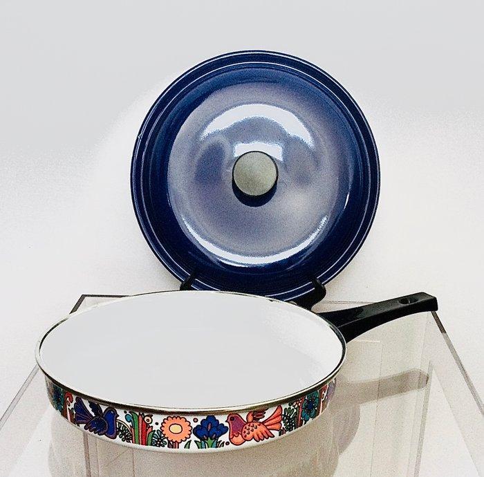 Villeroy & Boch - Christine Reuter - Pan - Emaille, Metaal -, Antiek en Kunst, Antiek | Meubels | Tafels