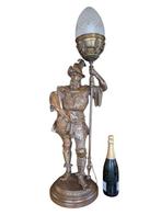 Beeld, XL Conquistador Staande Lamp - 100 cm - Glas,, Antiek en Kunst
