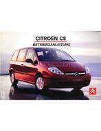 2006 CITROEN C8 INSTRUCTIEBOEKJE DUITS