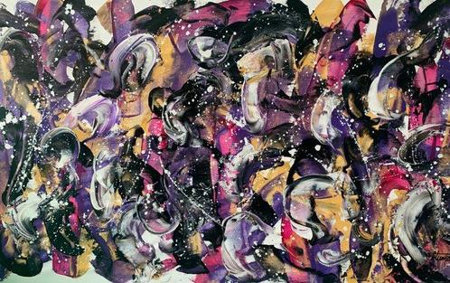 Anastasiya Tumanova - Jardin du soir.-XXL, Antiek en Kunst, Kunst | Schilderijen | Modern