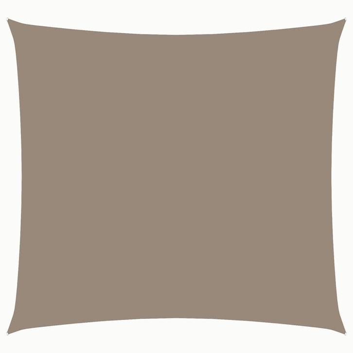 Taupe Zonnedoek 7x7m | Tweede Kansje | OP = OP!, Tuin en Terras, Schaduwdoeken, Nieuw, Verzenden