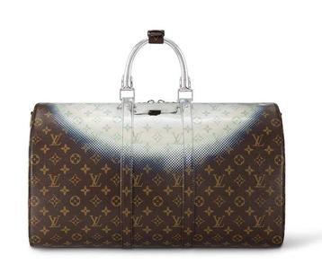 Louis Vuitton - Keepall Bandouliere 50 Metallic Nebula - Sac, Handtassen en Accessoires, Nieuw