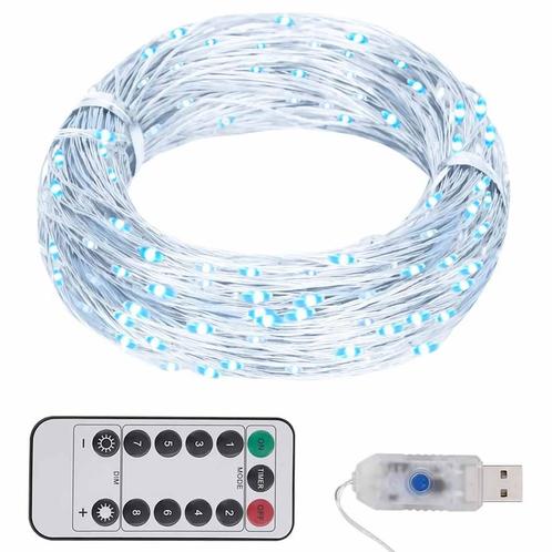 vidaXL Lichtslinger met 300 LEDs 30 m koudwit, Diversen, Kerst, Nieuw, Verzenden