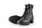Mustang Veterboots in maat 38 Zwart | 5% extra korting, Verzenden, Zwart, Overige typen, Zo goed als nieuw