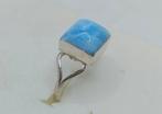 925 Zilveren Ring - Natuurlijk Larimar- 2.3 g