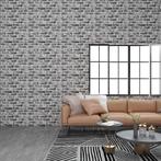vidaXL 11 st Wandpanelen 3D donkergrijze baksteen EPS, Doe-het-zelf en Bouw, Platen en Panelen, Verzenden, Nieuw