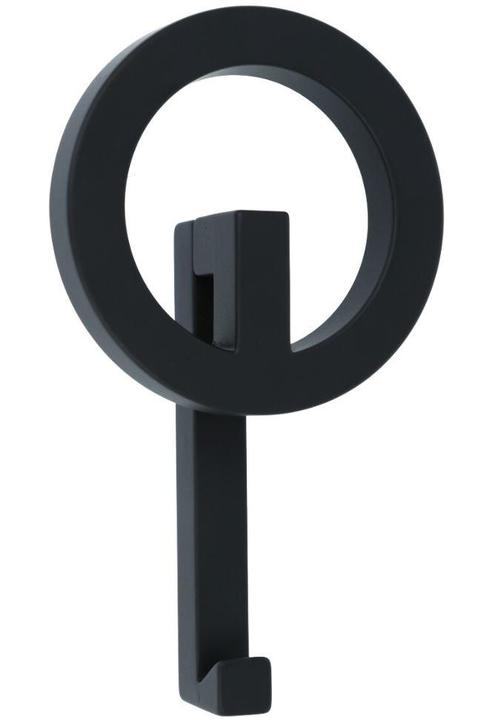 Haak sleutel 174x96 mm mat zwart, Huis en Inrichting, Woonaccessoires | Kapstokken, Nieuw, Overige materialen