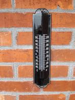 Thermometer zwart/wit met decoratie, Verzenden