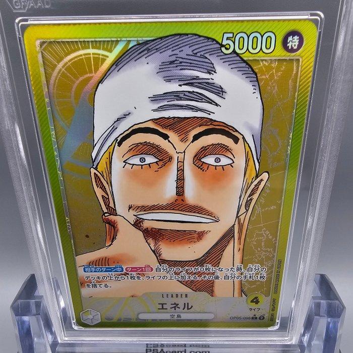 One Piece Graded card - ENEL (Leader) Parallel OP05-098 L -, Hobby en Vrije tijd, Verzamelkaartspellen | Overige