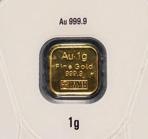 1 gram - Goud .999 - Argor-Heraeus, Switzerland - Verzegeld, Postzegels en Munten, Edelmetalen en Baren