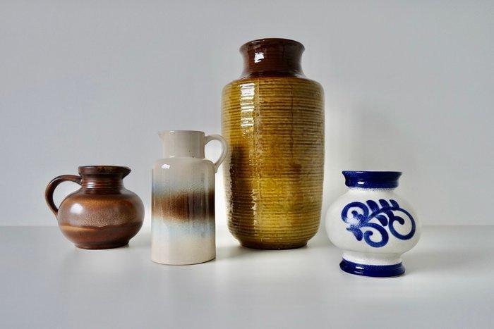 Scheurich, West Germany - Vaas (4) - Aardewerk - Ilkra /, Antiek en Kunst, Curiosa en Brocante