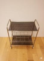 Serveerwagen - Metaal, verchroomd - Vintage mid-century, Antiek en Kunst