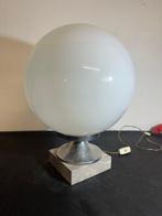 Tafellamp - Marmer, Metaal, Glas