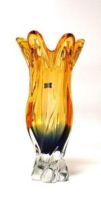 Egermann - Egermann - Vaas (2) - Kristal - SET VAN TWEE, Antiek en Kunst, Antiek | Glaswerk en Kristal