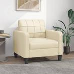 vidaXL Fauteuil CrÃ¨me 60 cm Similicuir, Verzenden