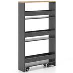 2dekans | Coast Keukenwagen Op Wielen - 4-Laags - 47.5 x 13, Huis en Inrichting, Ophalen of Verzenden, Nieuw