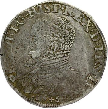 Pays-Bas, Hasselt Philippe II. 1/2 Filipsdaalder 1563 - mm., Timbres & Monnaies