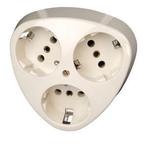 Kopp® Stopcontact + RA - Inbouw - 3-voudig - Crème, Doe-het-zelf en Bouw, Elektriciteit en Kabels, Nieuw