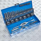 Datona Schroefdraadsnijset 32-delig M3-M12 - Datona - Blauw, Doe-het-zelf en Bouw, Ophalen of Verzenden, Nieuw